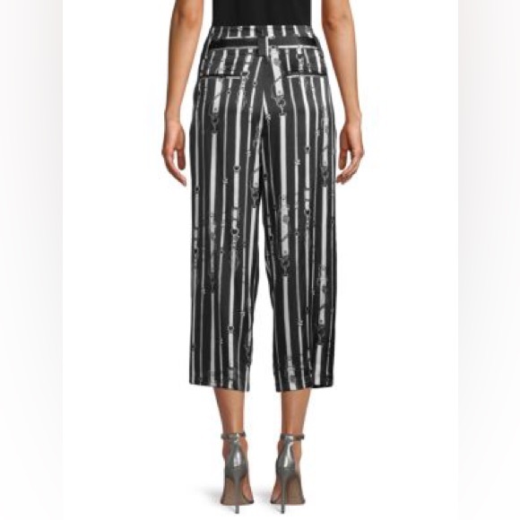 L'Agence Samira Paperbag Wide-Leg Silk Pants Size 2 - Picture 2 of 3